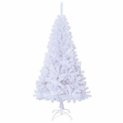 Artificial Christmas Tree White 150 cm PVC and Steel