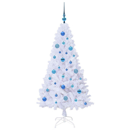 Artificial Christmas Tree White 150 cm PVC and Steel