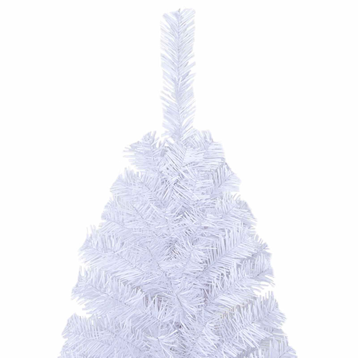 Artificial Christmas Tree with Stand White 210 cm PVC and Steel