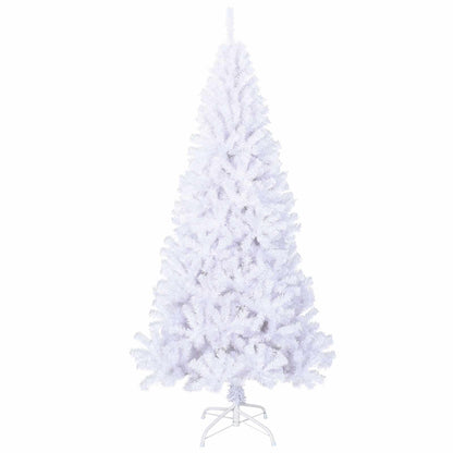 Artificial Christmas Tree with Stand White 210 cm PVC and Steel