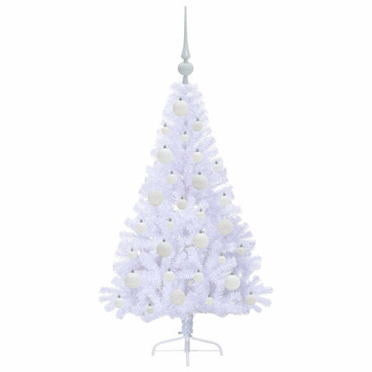 Artificial Christmas Tree with Stand White 120 cm PVC and Steel