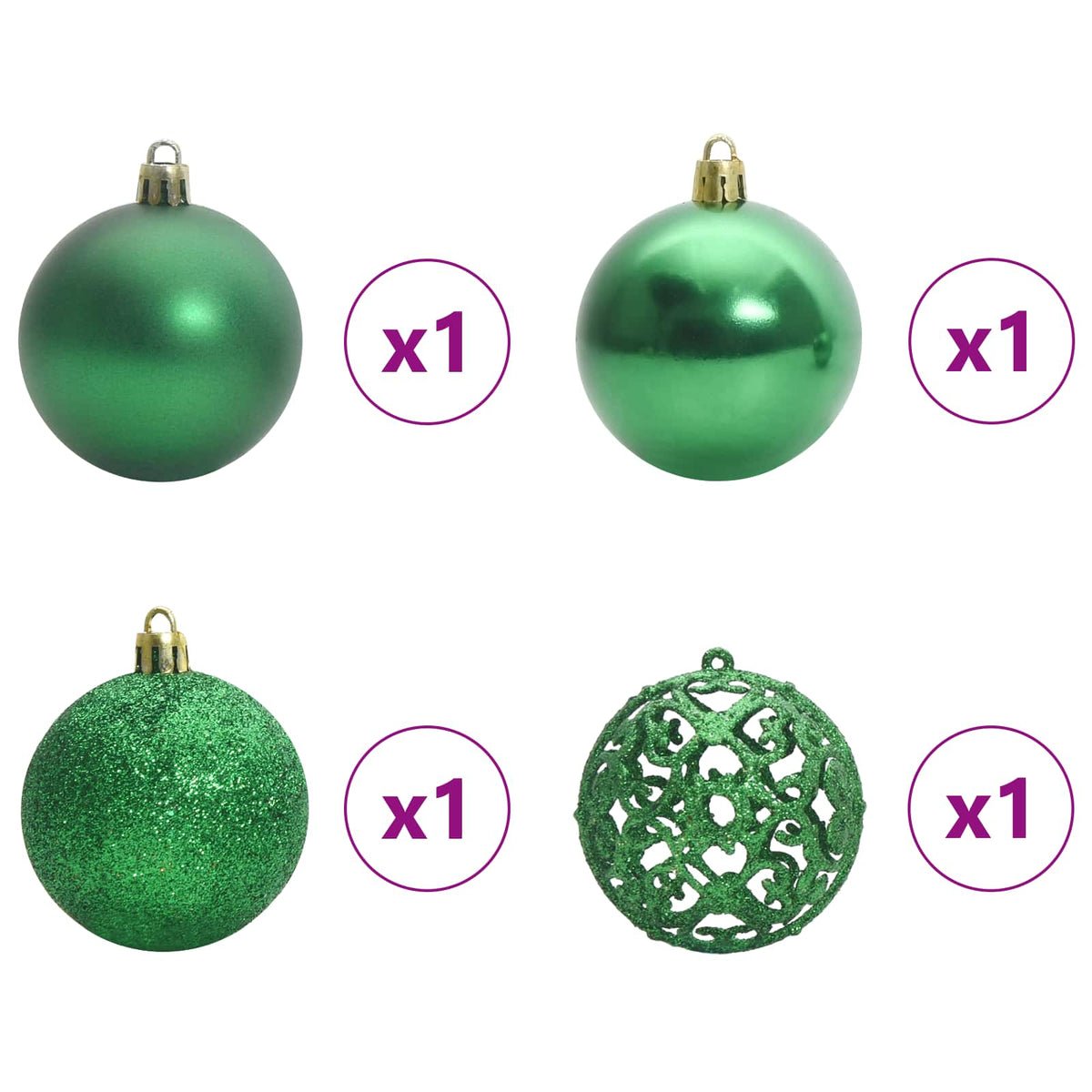 Artificial Christmas Tree with Stand White 120 cm PVC and Steel