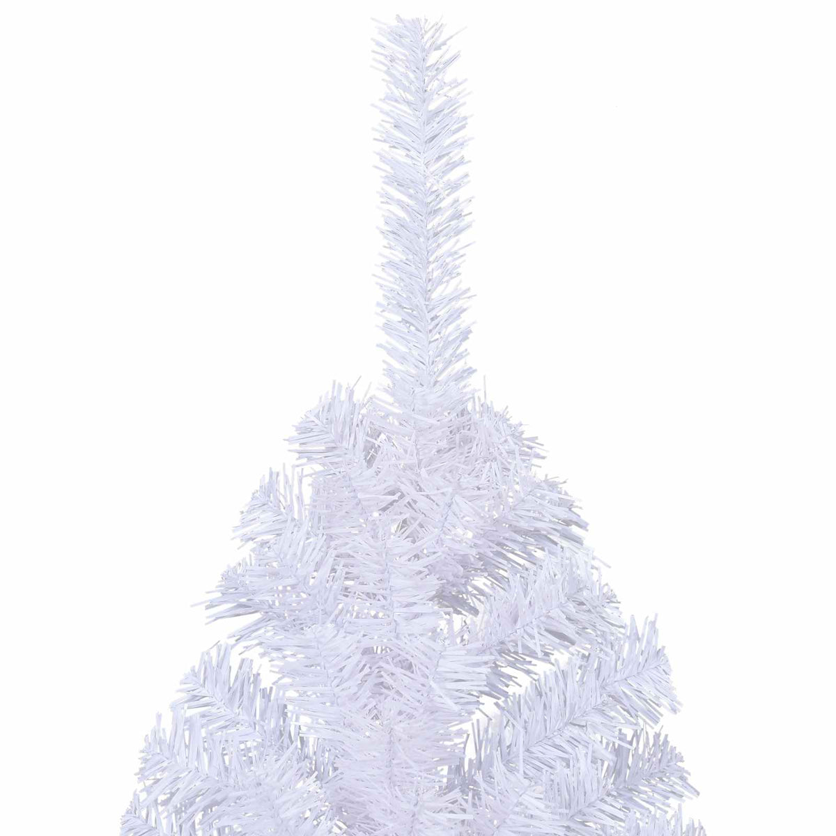 Artificial Christmas Tree with Stand White 210 cm PVC and Steel