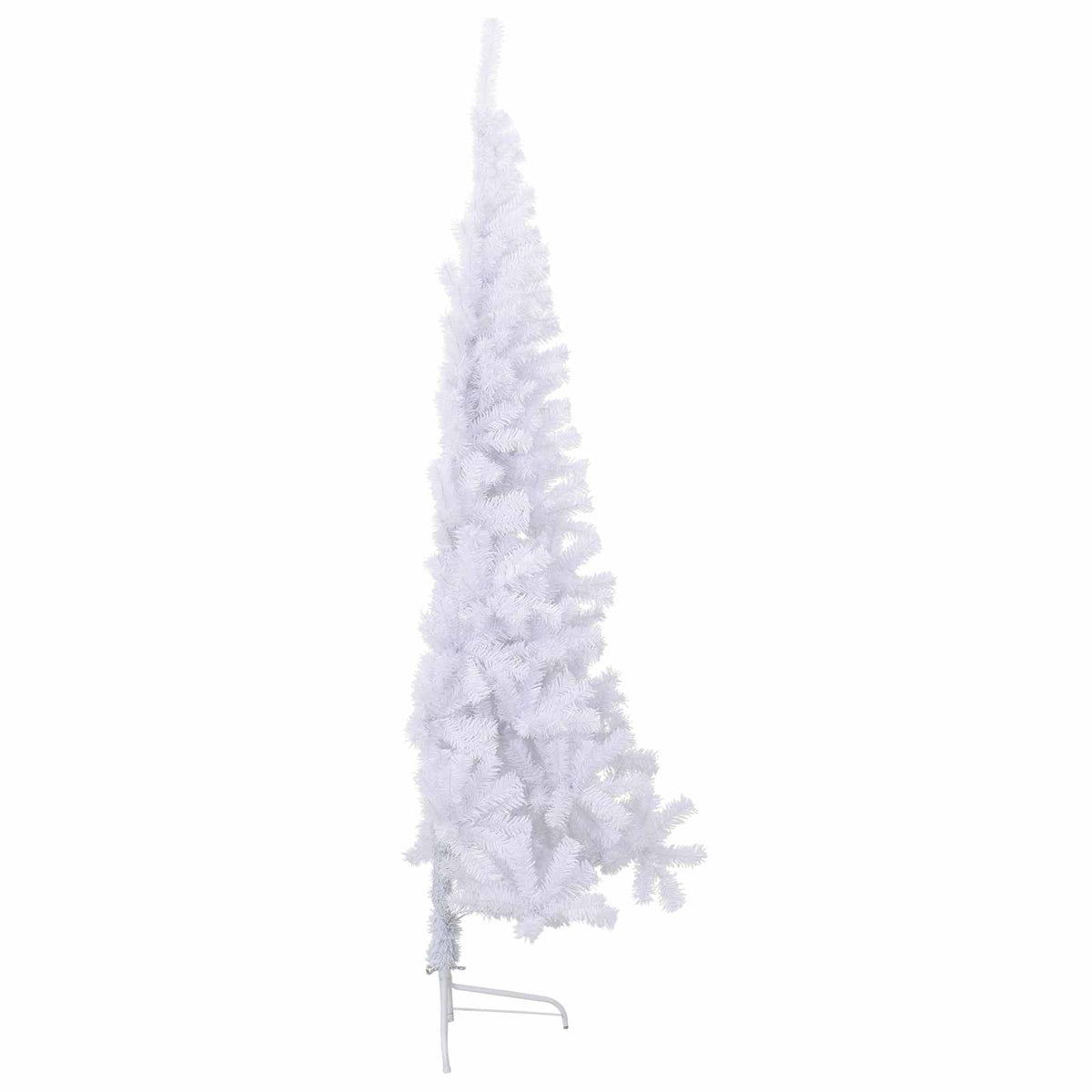 Artificial Christmas Tree with Stand White 210 cm PVC and Steel