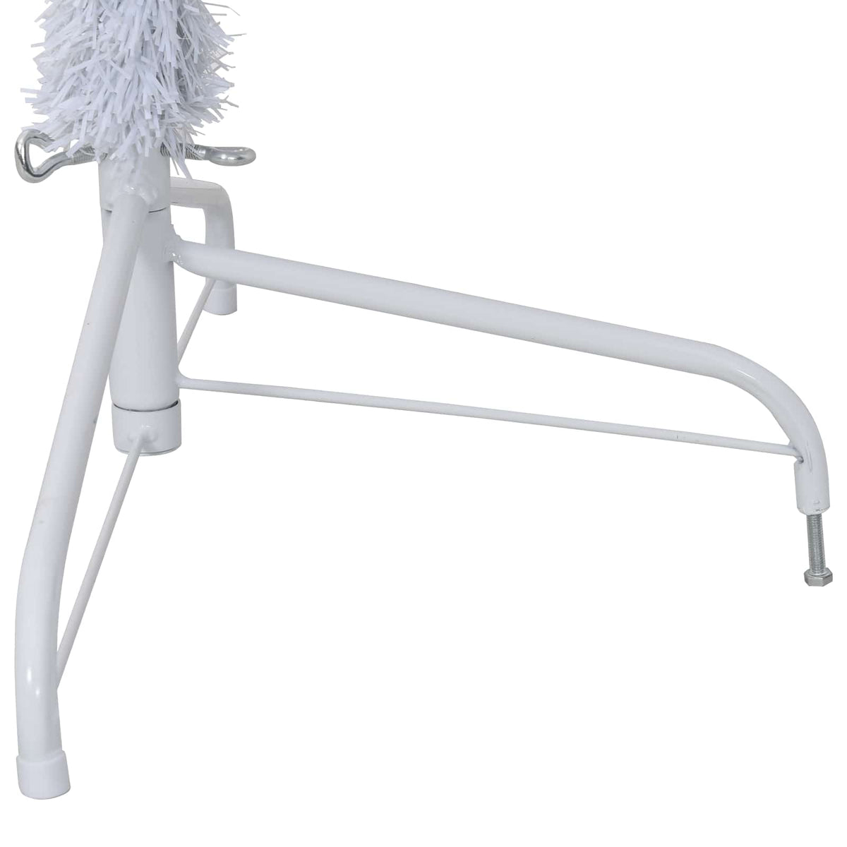 Artificial Christmas Tree with Stand White 240 cm PVC and Steel