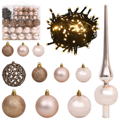 Artificial Christmas Tree White 240 cm PVC and Steel