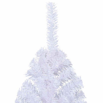Artificial Christmas Tree White 240 cm PVC and Steel