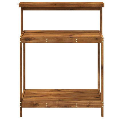 Outdoor Potting Bench 86.5 x 48.5 x 106 cm Solid Acacia Wood