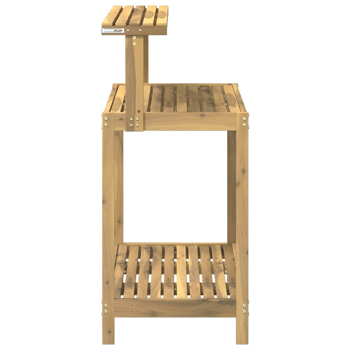 Outdoor Potting Bench 86.5 x 48.5 x 106 cm Solid Acacia Wood