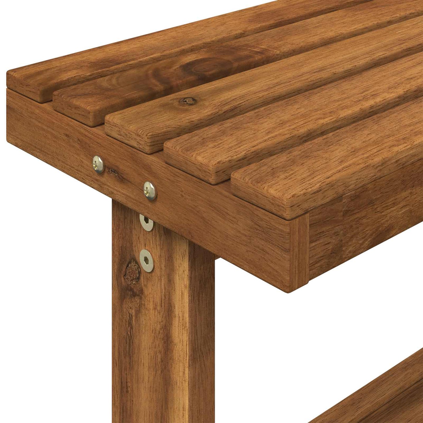 Outdoor Potting Bench 111.5 x 48.5 x 107 cm Solid Acacia Wood
