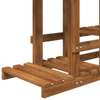Plant Stand Natural 118 x 25 x 96.5 cm Solid Acacia Wood