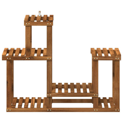 Plant Stand Natural 90 x 25 x 73 cm Solid Acacia Wood
