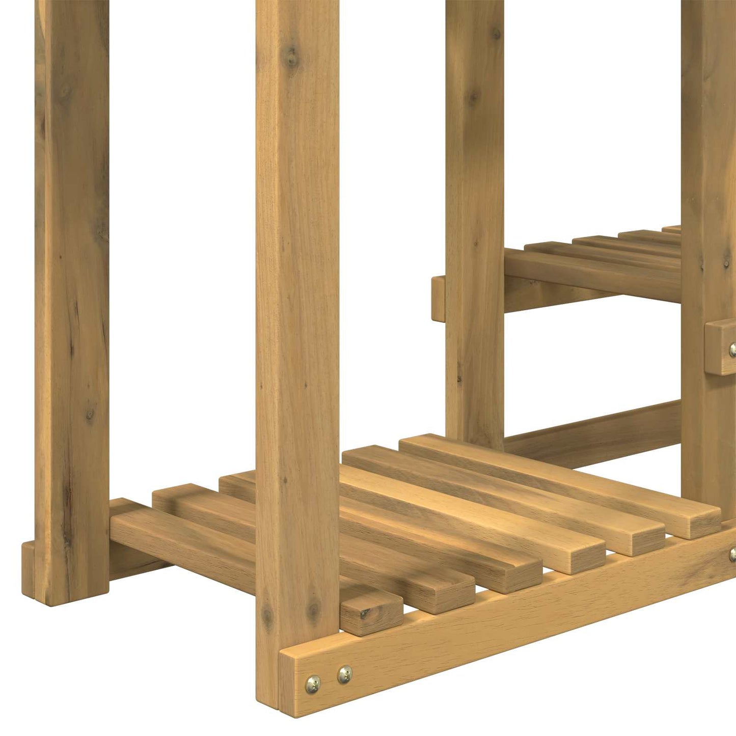 Plant Stand White 90 x 25 x 73 cm Solid Acacia Wood