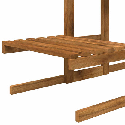 Plant Stand Natural 82 x 36 x 60 cm Solid Acacia Wood