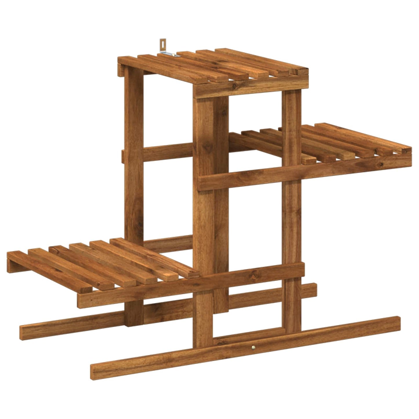 Plant Stand Natural 82 x 36 x 60 cm Solid Acacia Wood