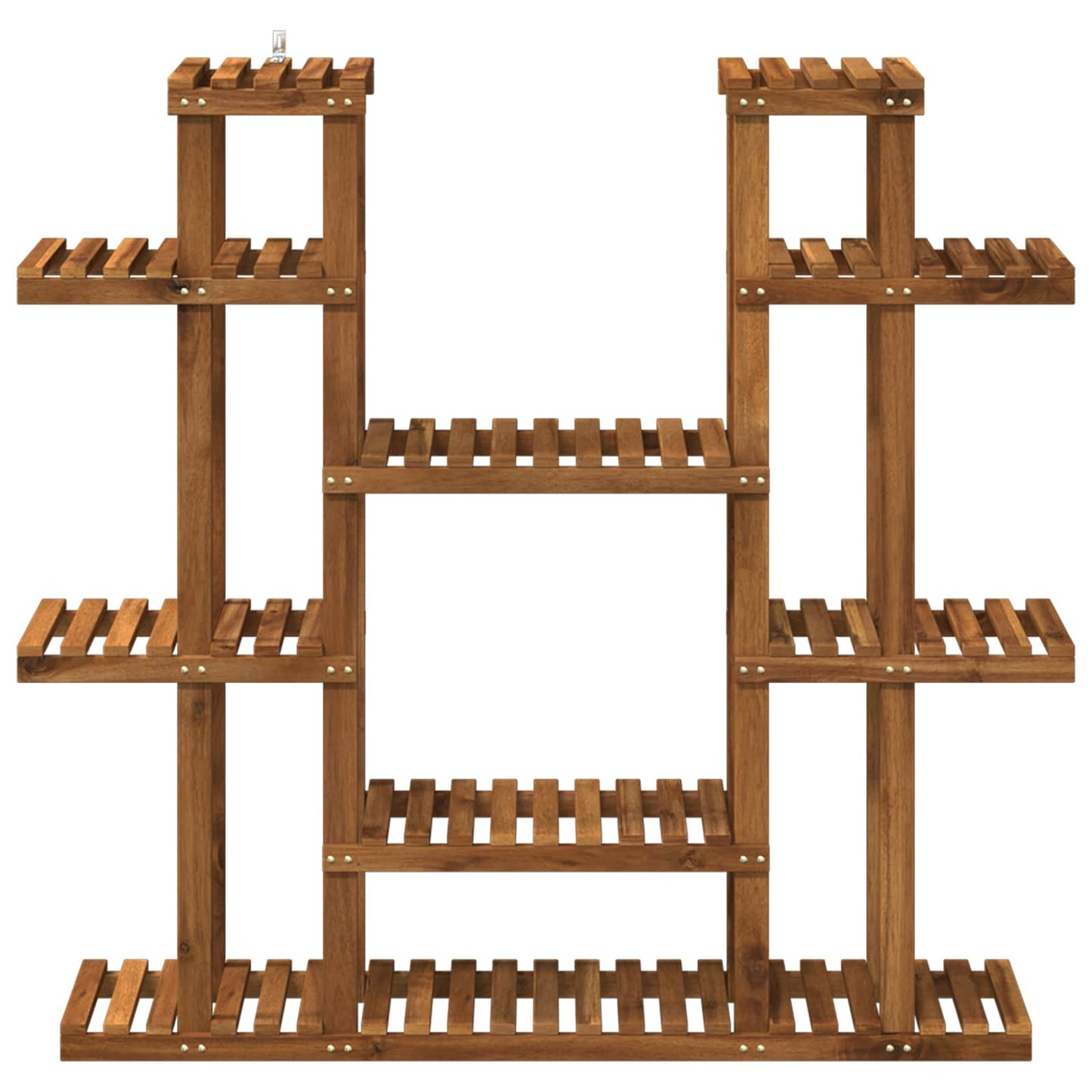 Plant Stand Natural 123 x 25 x 114.5 cm Solid Acacia Wood