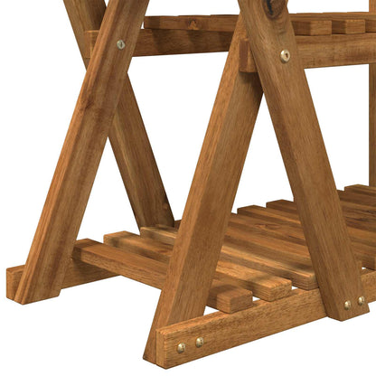 Plant Stand Natural 95 x 25 x 101.5 cm Solid Acacia Wood