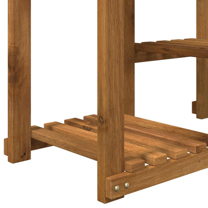 Plant Stand Natural 85 x 30 x 114.5 cm Solid Acacia Wood