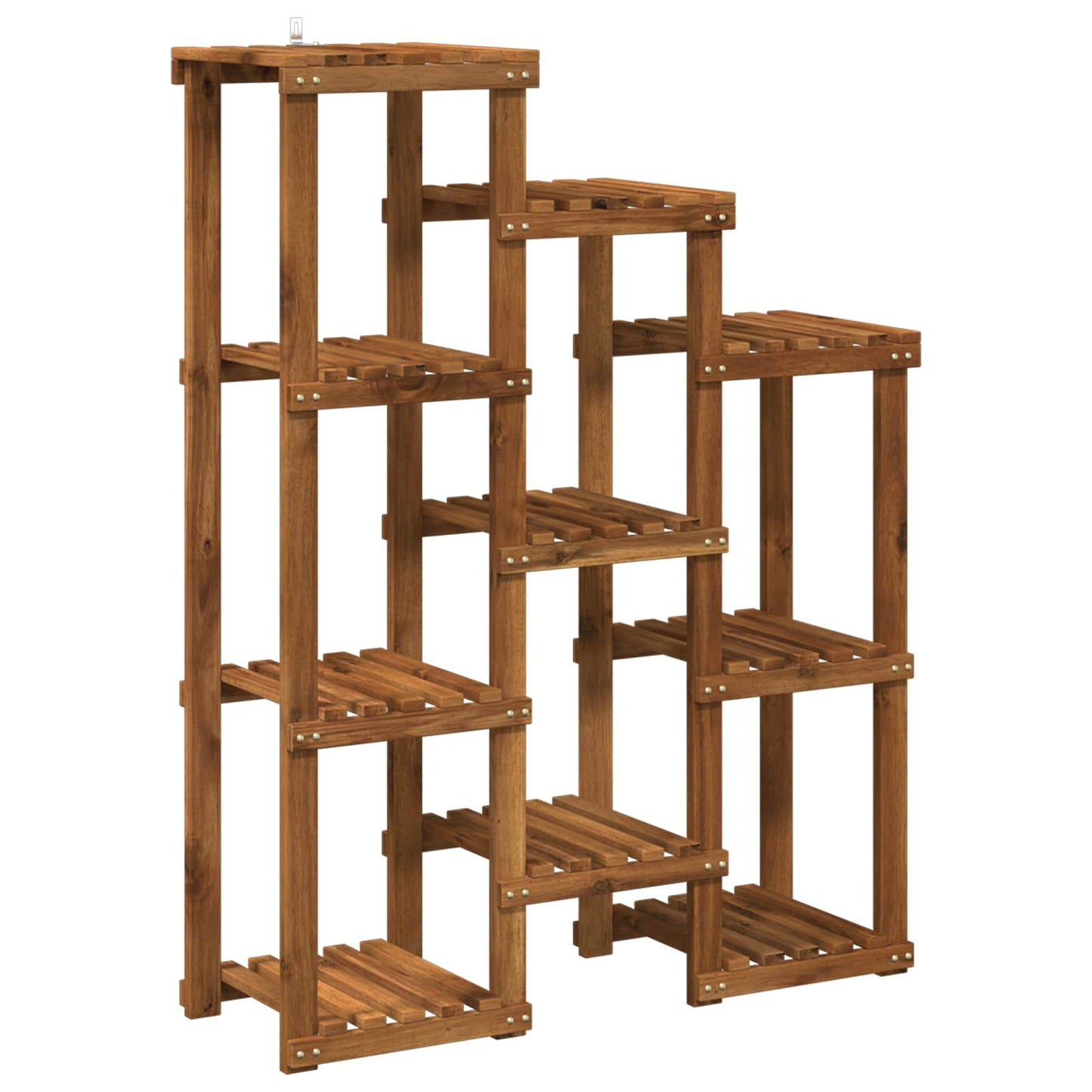 Plant Stand Natural 85 x 30 x 114.5 cm Solid Acacia Wood