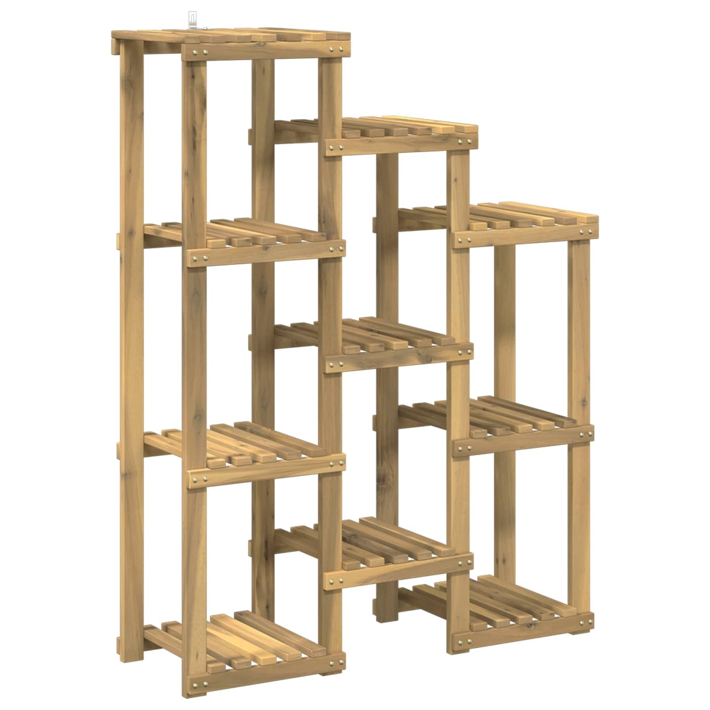 Plant Stand White 85 x 30 x 114.5 cm Solid Acacia Wood