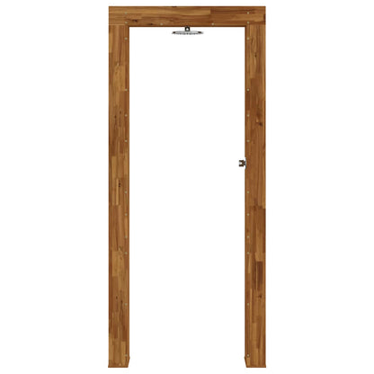 Outdoor Shower 226 cm Solid Acacia Wood and Stainless Steel
