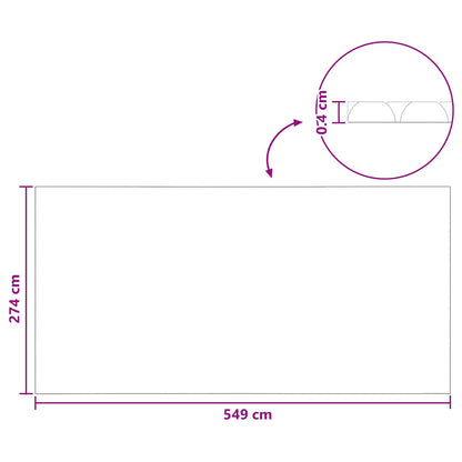 Solar Pool Cover Heavy Quality 549 x 274 cm 200 μm Square PE