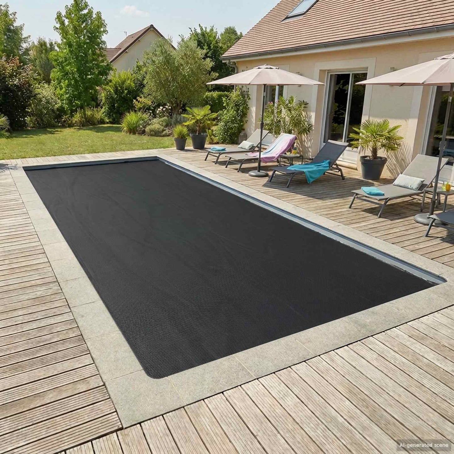 Solar Pool Cover Heavy Quality 1000 x 600 cm 200 μm Square PE