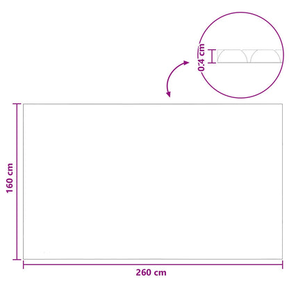 Solar Pool Cover Heavy Quality 260 x 160 cm 200 μm Square PE