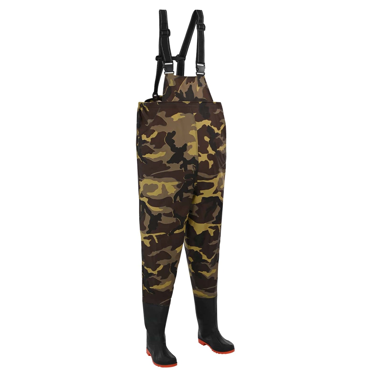 Chest Waders with Boots Size 41 Camouflage