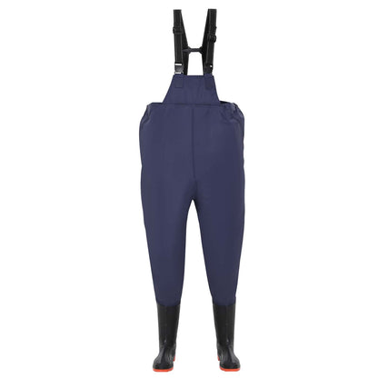 Chest Waders with Boots Size 39 Blue