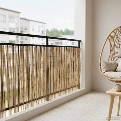 Garden Fence Carbonized 500 x 100 cm Reed
