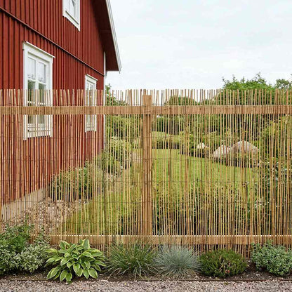 Garden Fence Carbonized 500 x 100 cm Reed