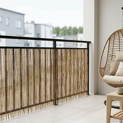 Garden Fence Carbonized 400 x 100 cm Reed