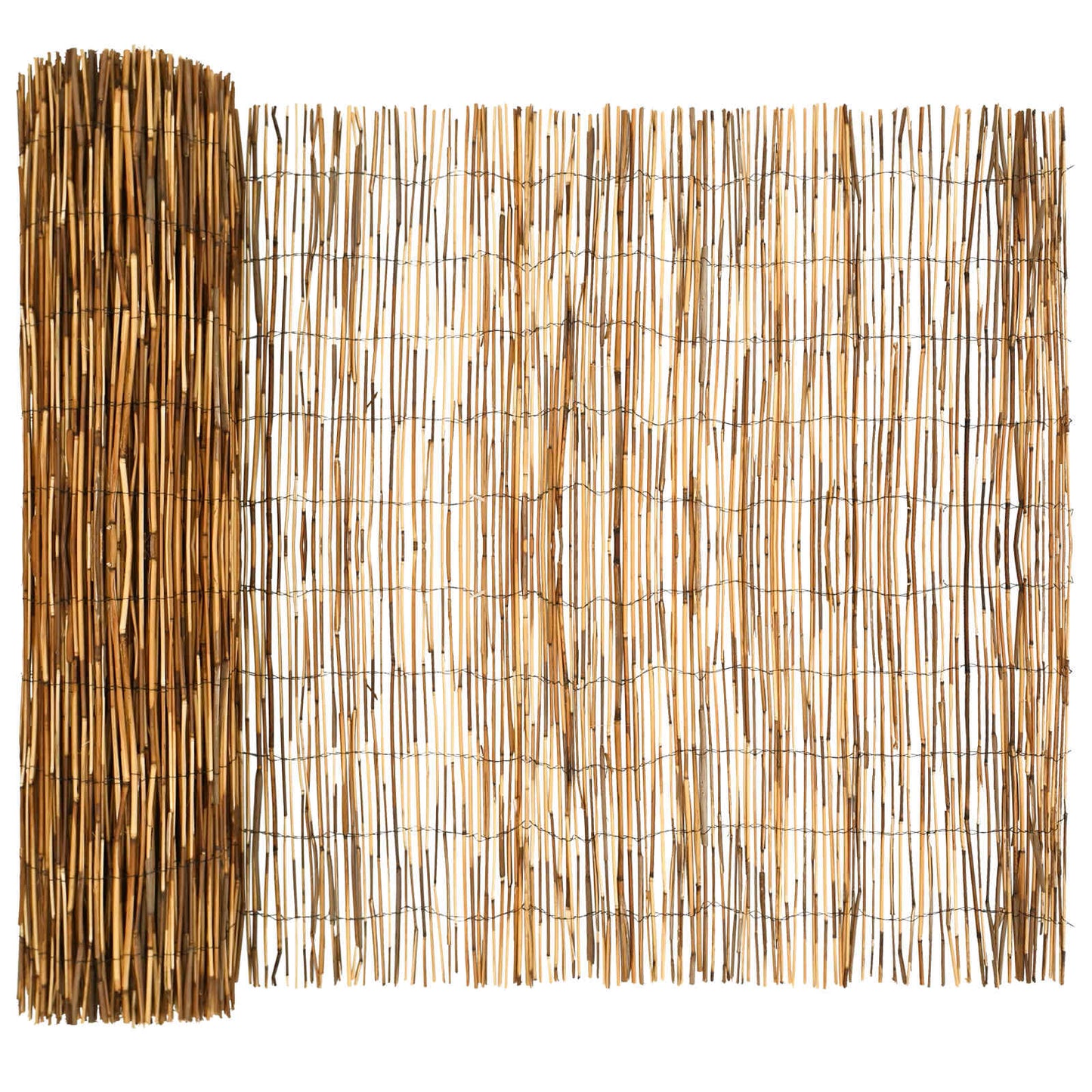 Garden Fence Carbonized 400 x 100 cm Reed
