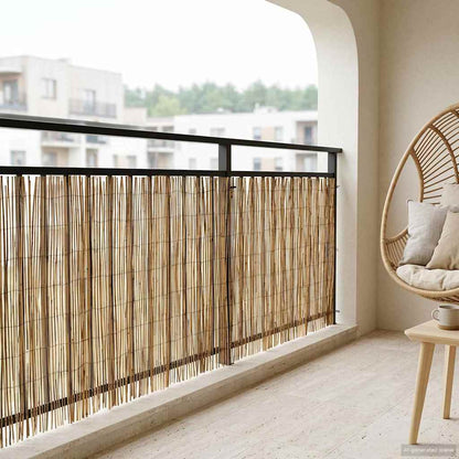 Garden Fence Carbonized 300 x 100 cm Reed