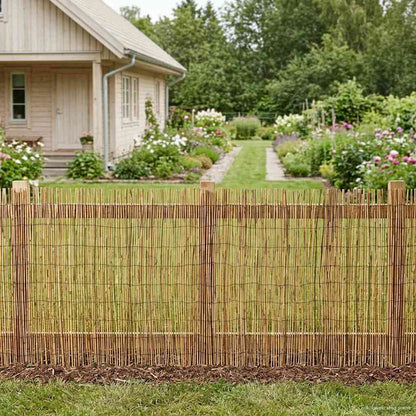 Garden Fence Carbonized 300 x 100 cm Reed