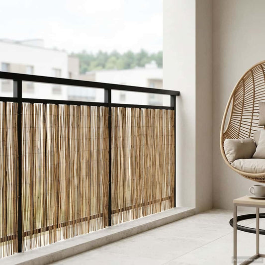 Garden Fence Carbonized 600 x 100 cm Reed