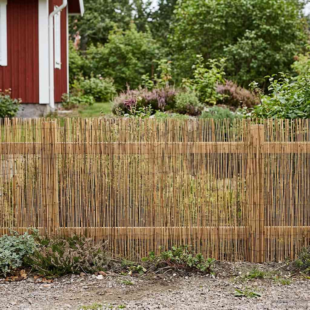 Garden Fence Carbonized 600 x 100 cm Reed