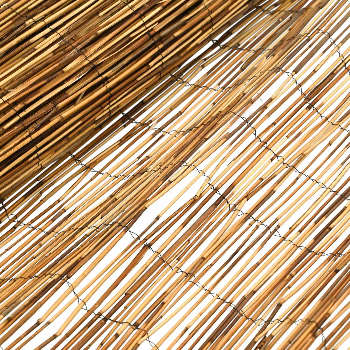 Garden Fence Carbonized 500 x 90 cm Reed