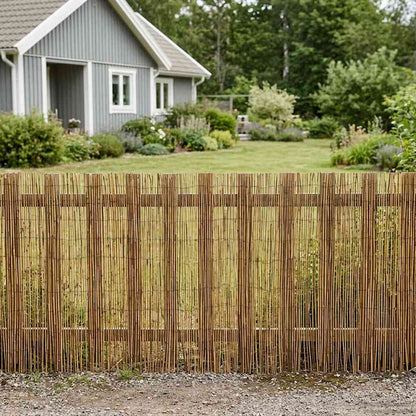 Garden Fence Carbonized 500 x 90 cm Reed