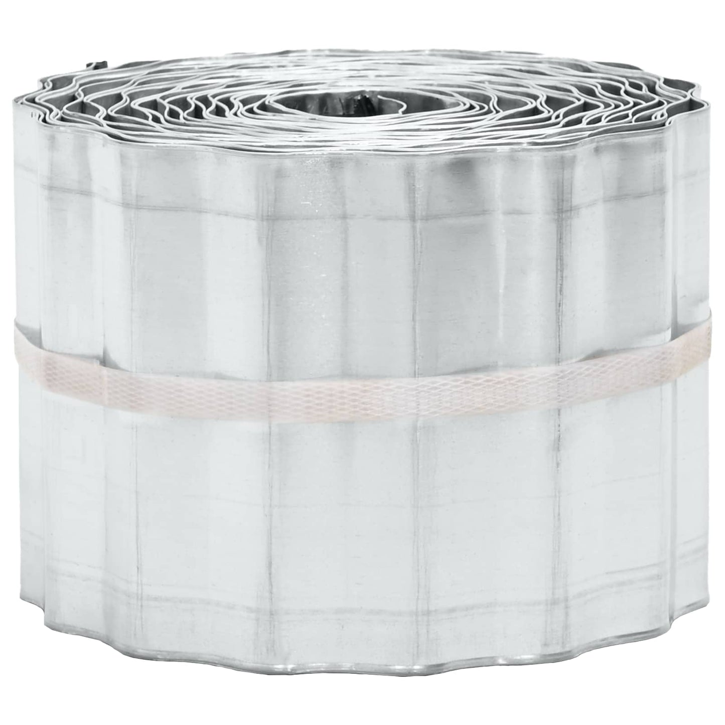 Lawn Edging 10 m x 30 cm Galvanised Steel Silver