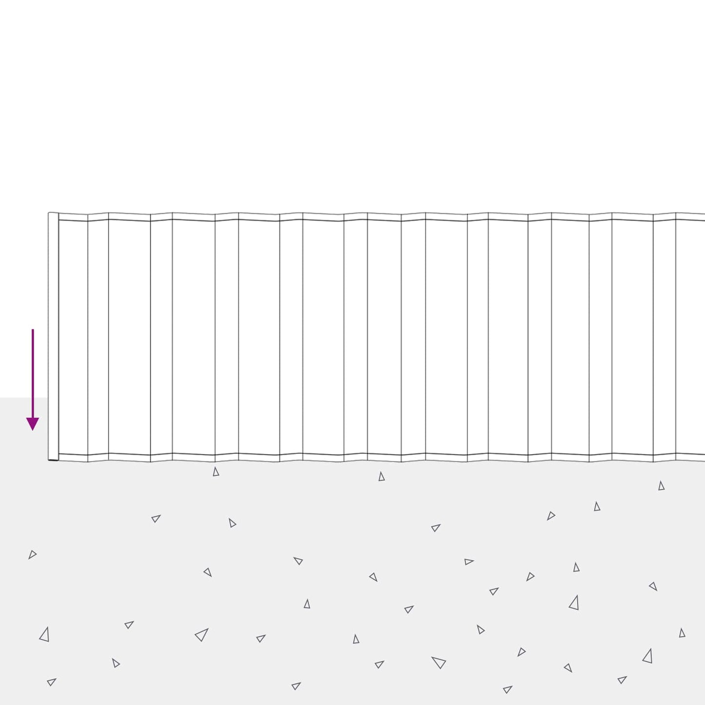 Lawn Edging 10 m x 20 cm Galvanised Steel Silver