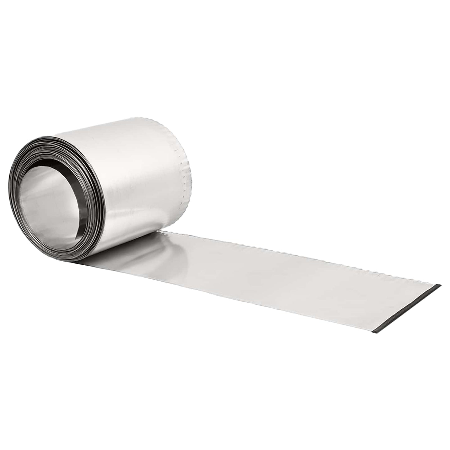 Lawn Edging 20 m x 20 cm Galvanised Steel Silver