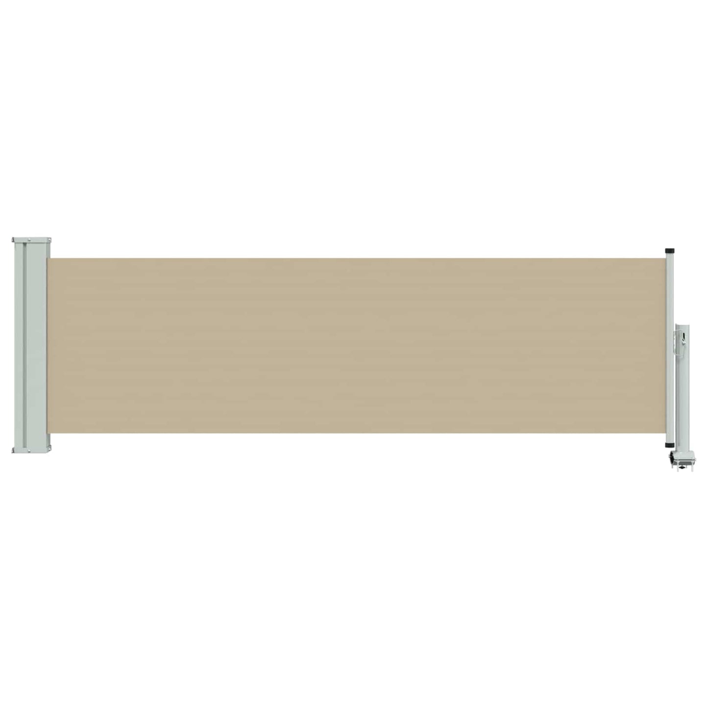 Side Awning 80 x 300 cm 100% polyester iron steel Rectangular