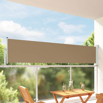 Side Awning 100 x 300 cm 100% polyester iron steel Rectangular