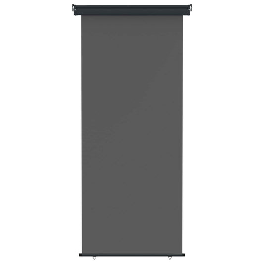 Balcony Side Awning 80 x 250 cm 100% polyester iron steel