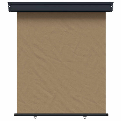 Balcony Side Awning 117 x 250 cm 100% polyester iron steel