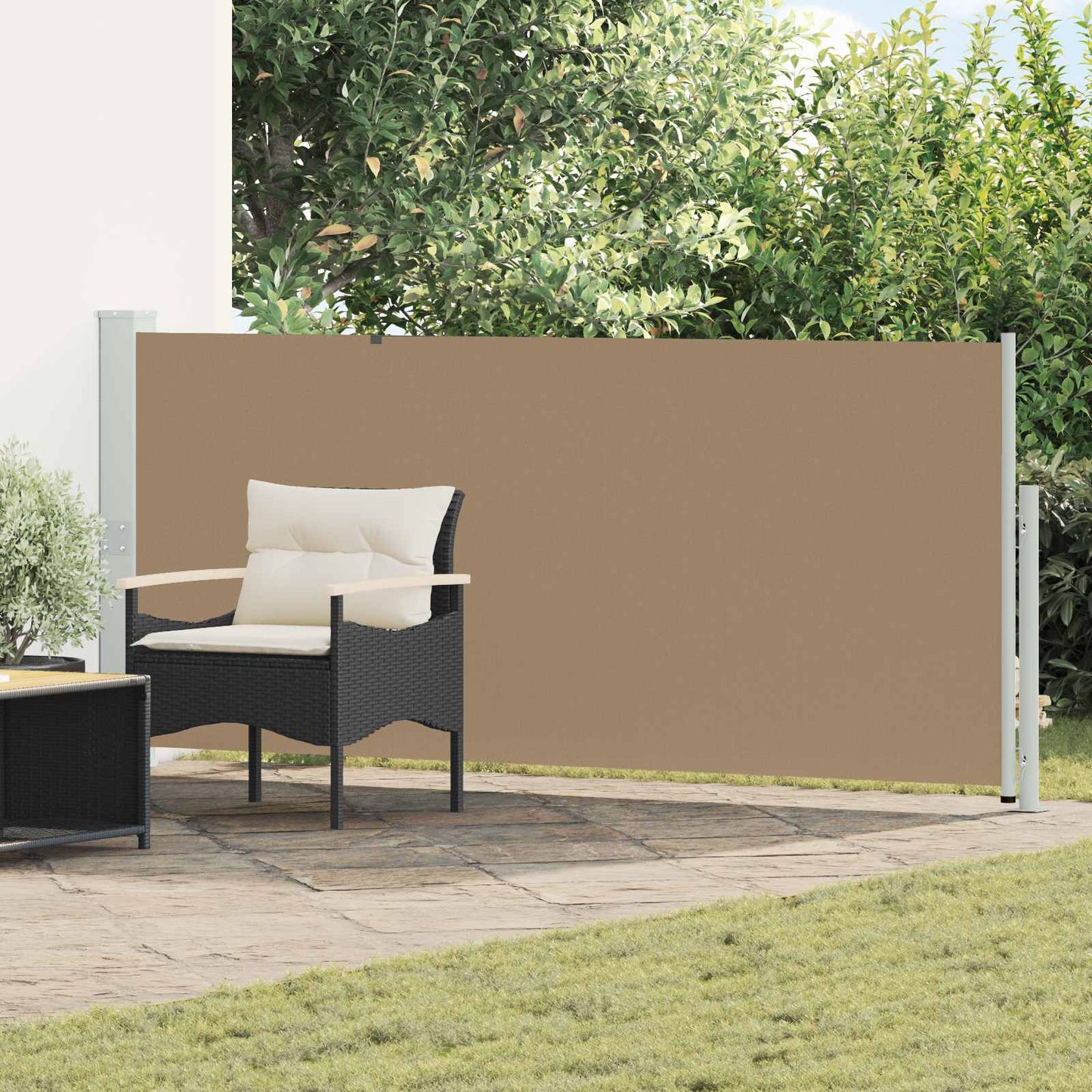 Retractable Side Awning 170 x 300 cm Polyester Rectangular