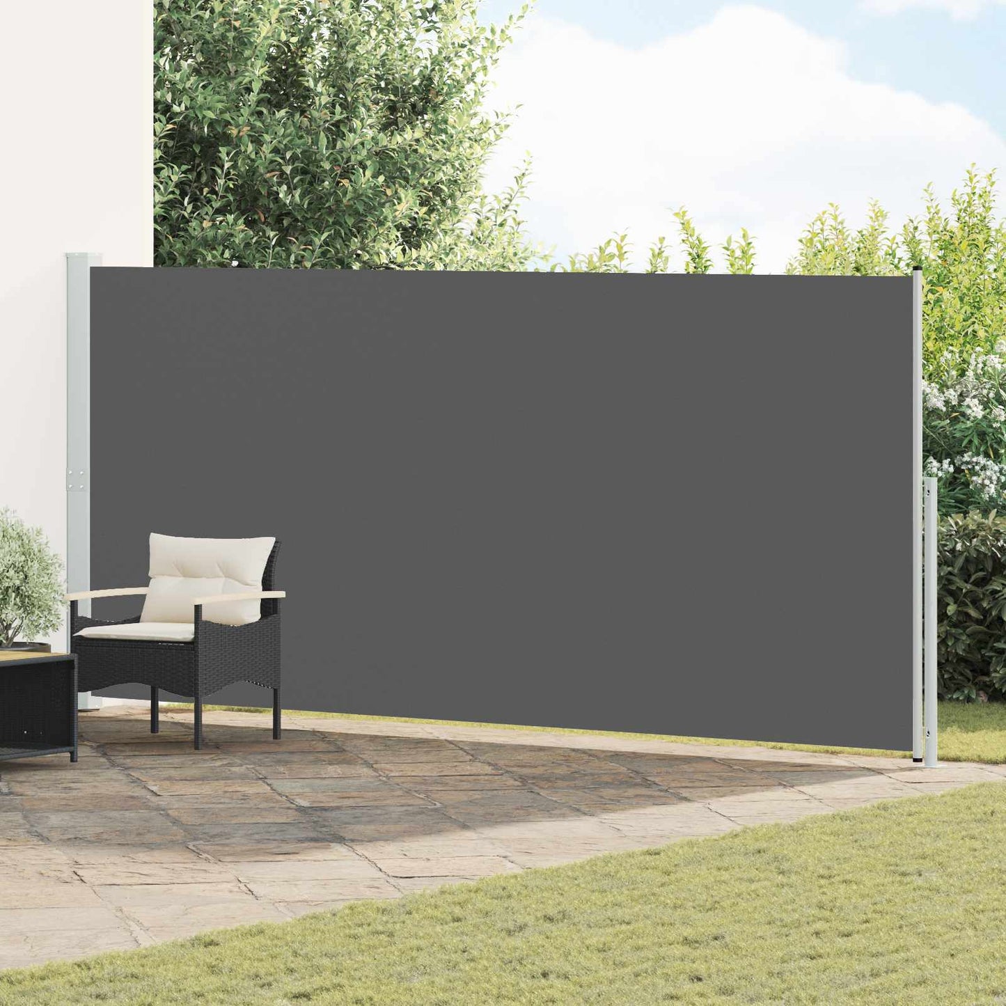 Retractable Side Awning 220 x 300 cm Polyester Rectangular