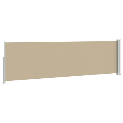 Retractable Side Awning 117 x 500 cm Polyester Rectangular